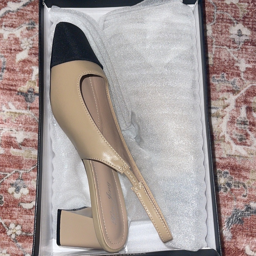 Host pick 💗💗💗Color block patchwork heels |6.5 - Picture 3 of 3
